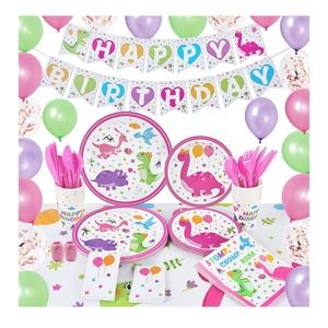 BNIB Wernnsai Pink Dinosaur Party Pack